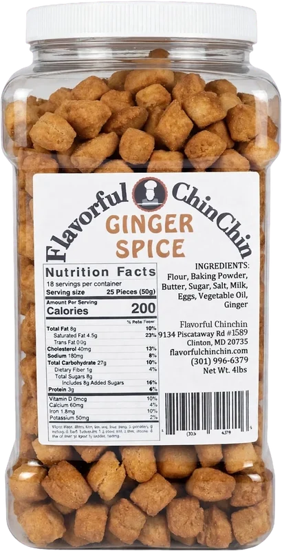 Flavorful Chinchin Ginger Spice jar