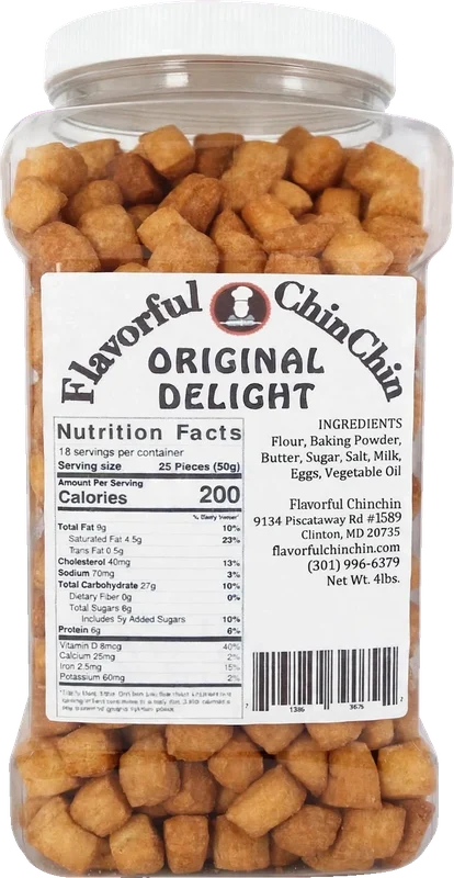 Flavorful Chinchin Original Delight jar